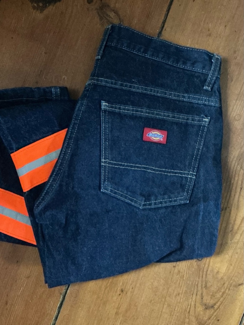 Dickies Enhanced Visibility Denim Workwear, 31" waist